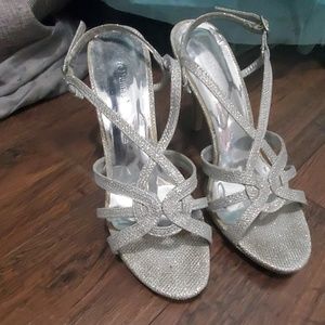 Silver heels